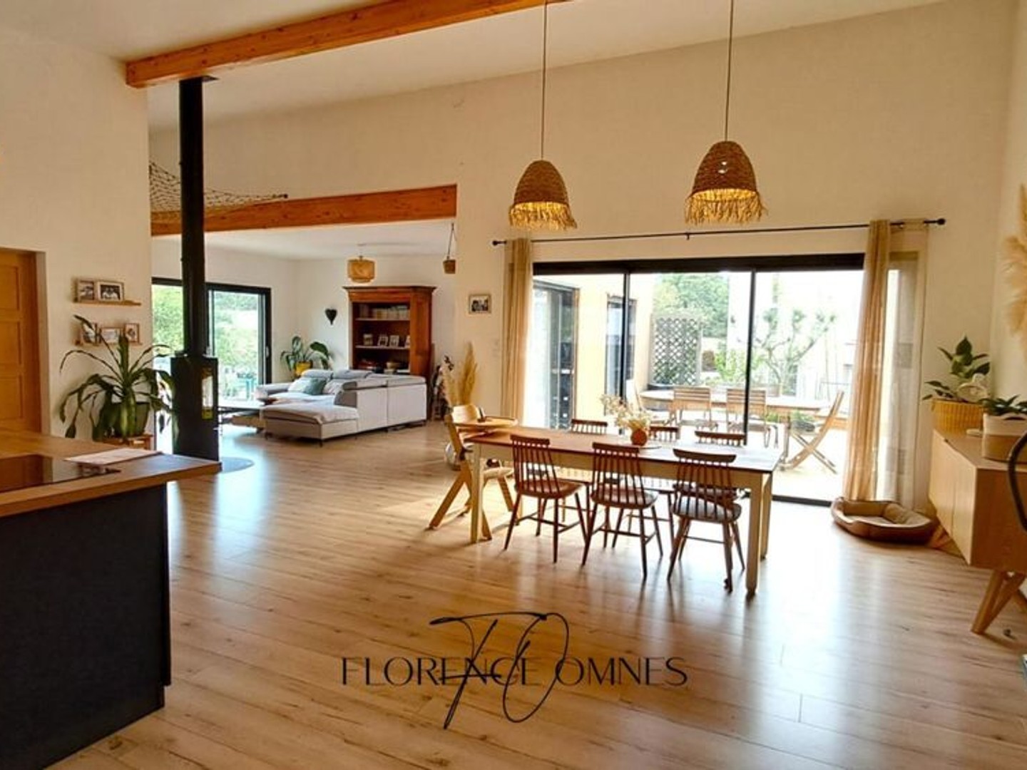 Exceptionnel à RUSTIQUES - Maison contemporaine ossature bois - 140 m2 - 4 chambres