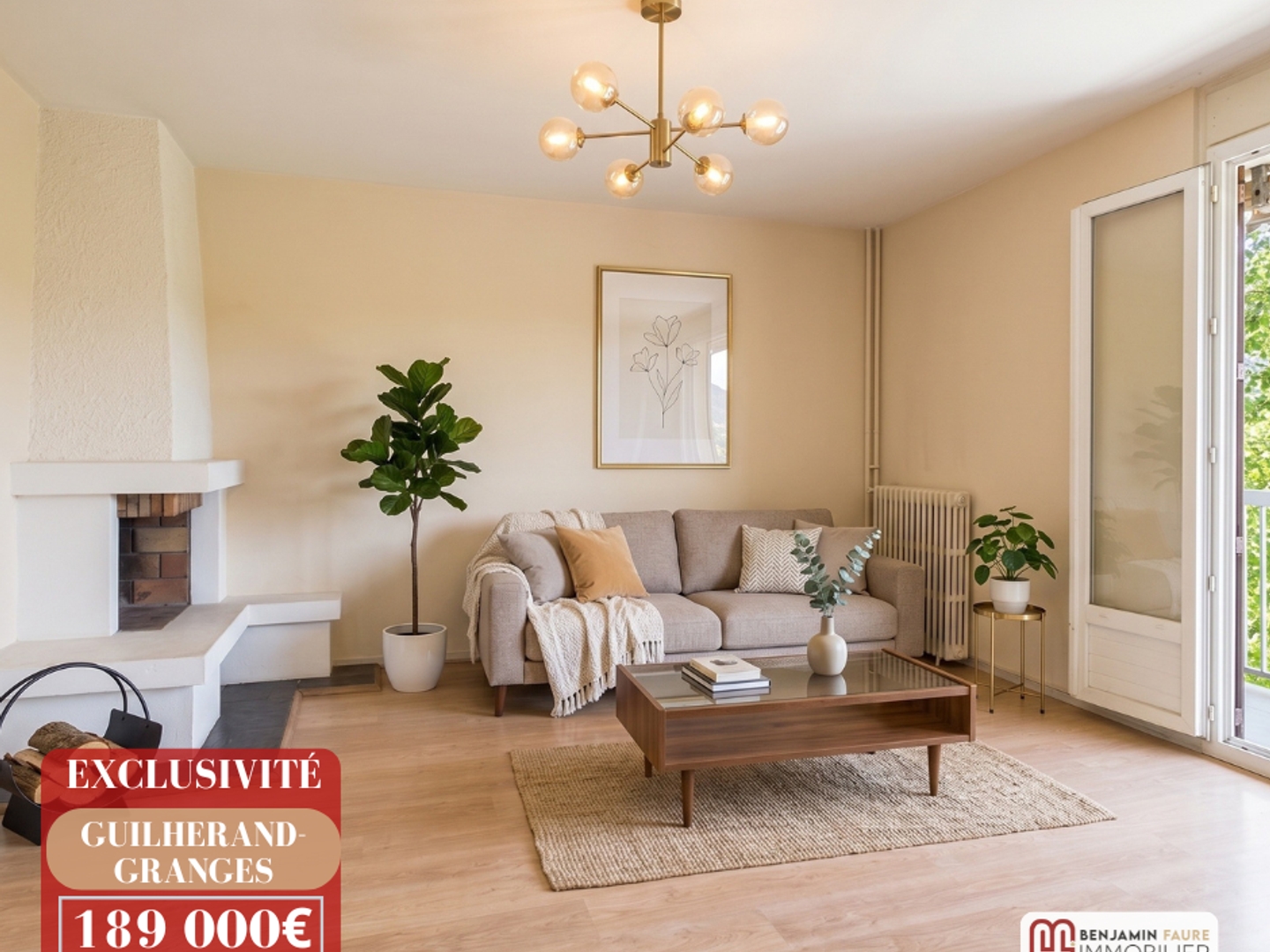 Appartement 4 pièces 96 m²
