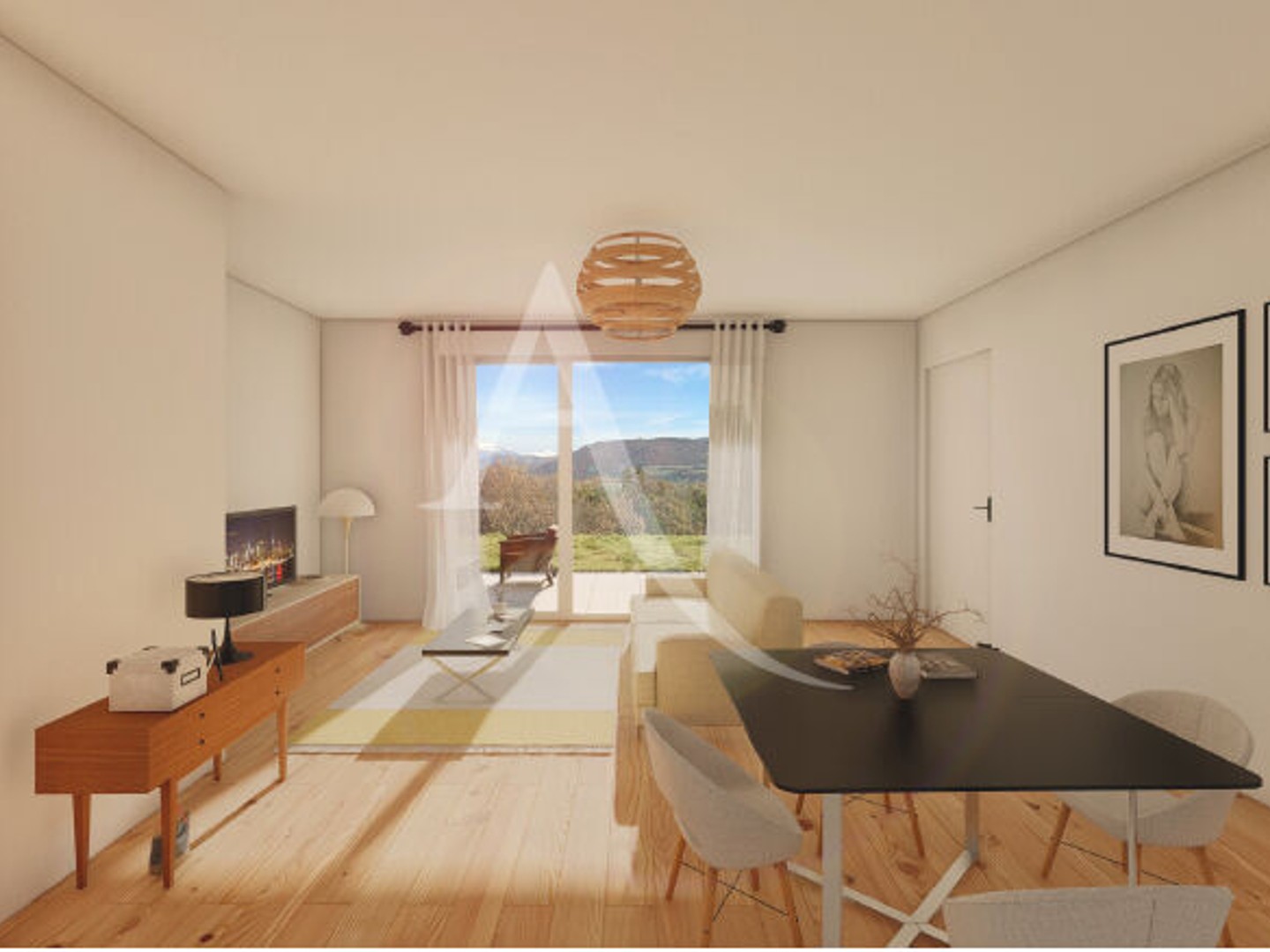 A vendre appartement T2 2 pièce(s) jardin privatif