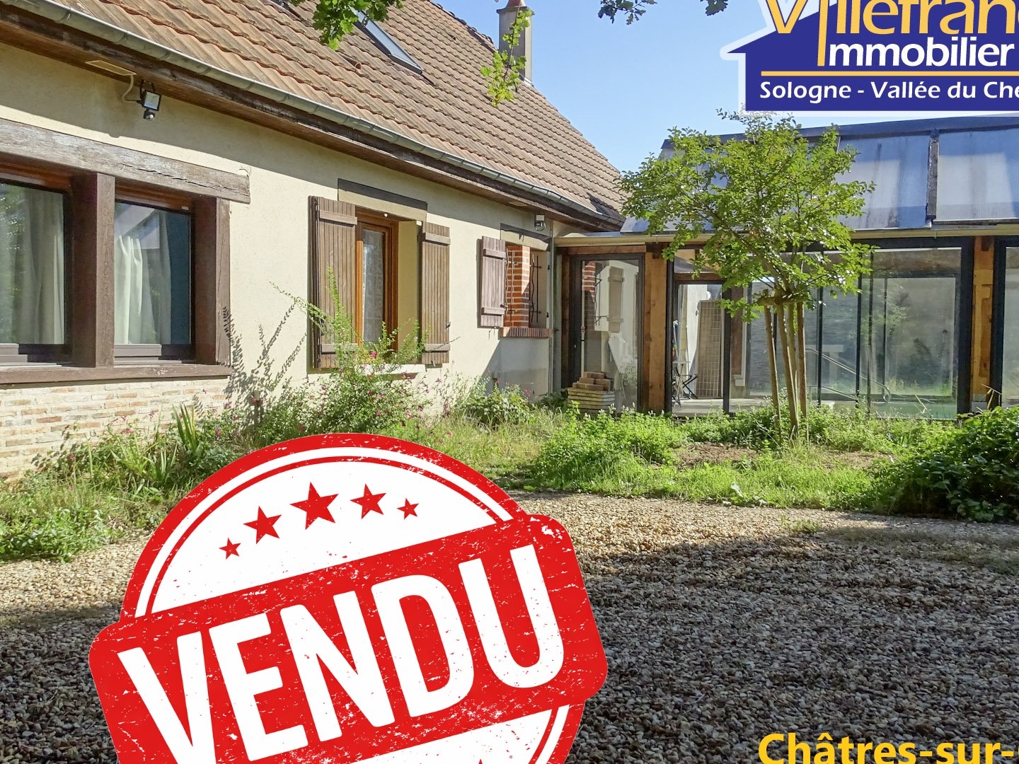 Maison à vendre - 7 pièces - 199m2 - Châtres-Sur-Cher (41320)