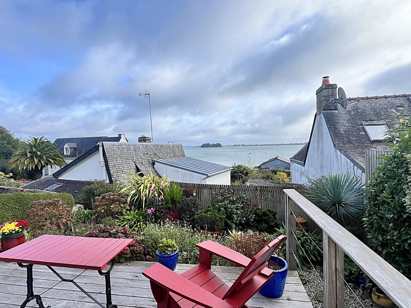 ILE AUX MOINES, Maison vue mer, 5 pièces