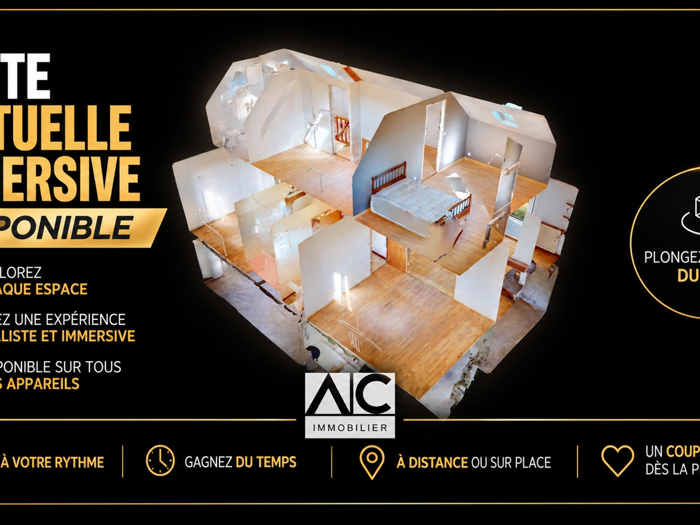 Maison à vendre - 4 pièces - 90m2 - Plounévez-Quintin (22110)