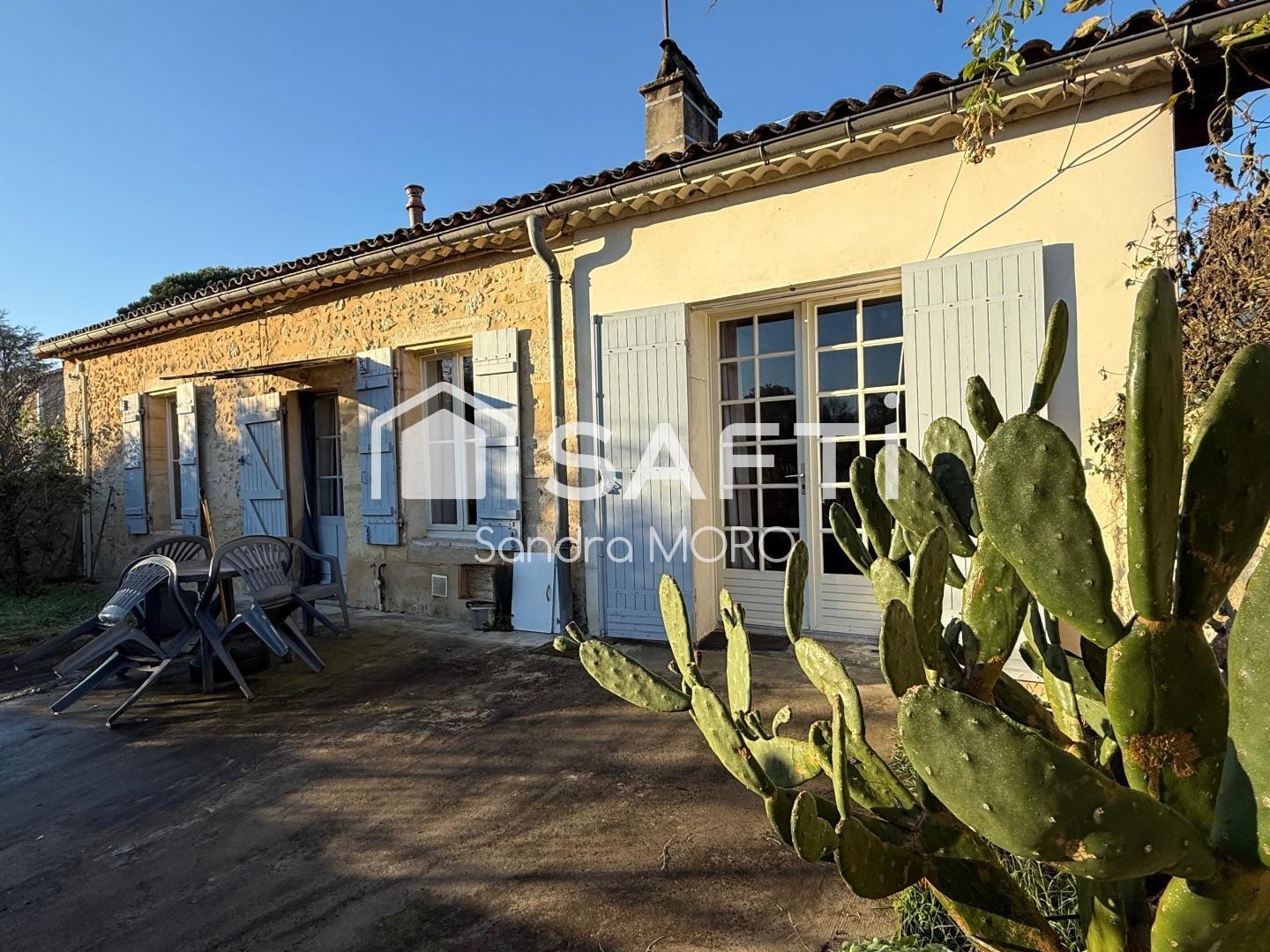 Maison en pierre de plain-pied - 5 min de Cadillac et de l'échangeur autoroutier, 30 min de Bordeaux - Idéal investisseur ou primo-accédant