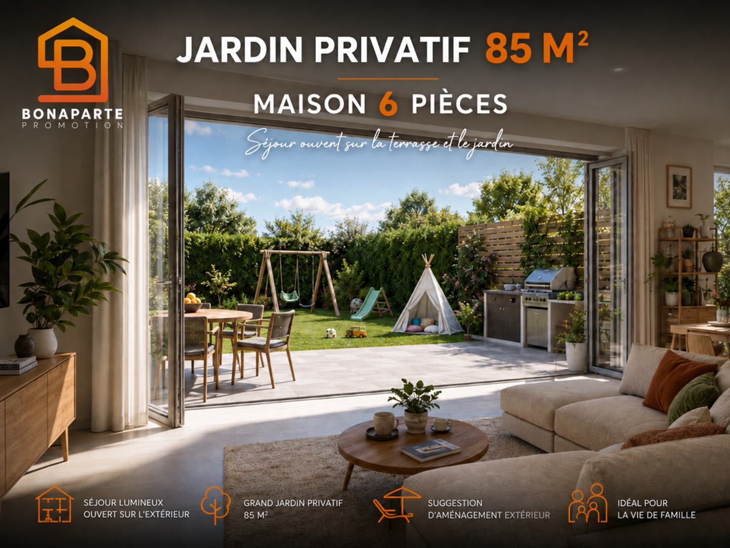 Maison 6 pièces rare, livraison septembre 2026.