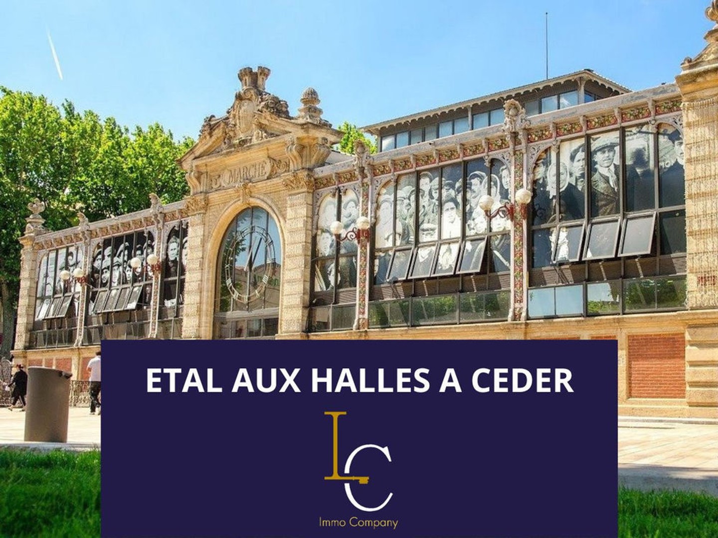 Un étal dans les prestigieuses Halles de Narbonne