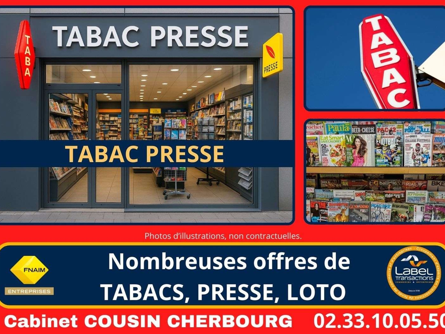 Vente Tabac Presse secteur Coutances