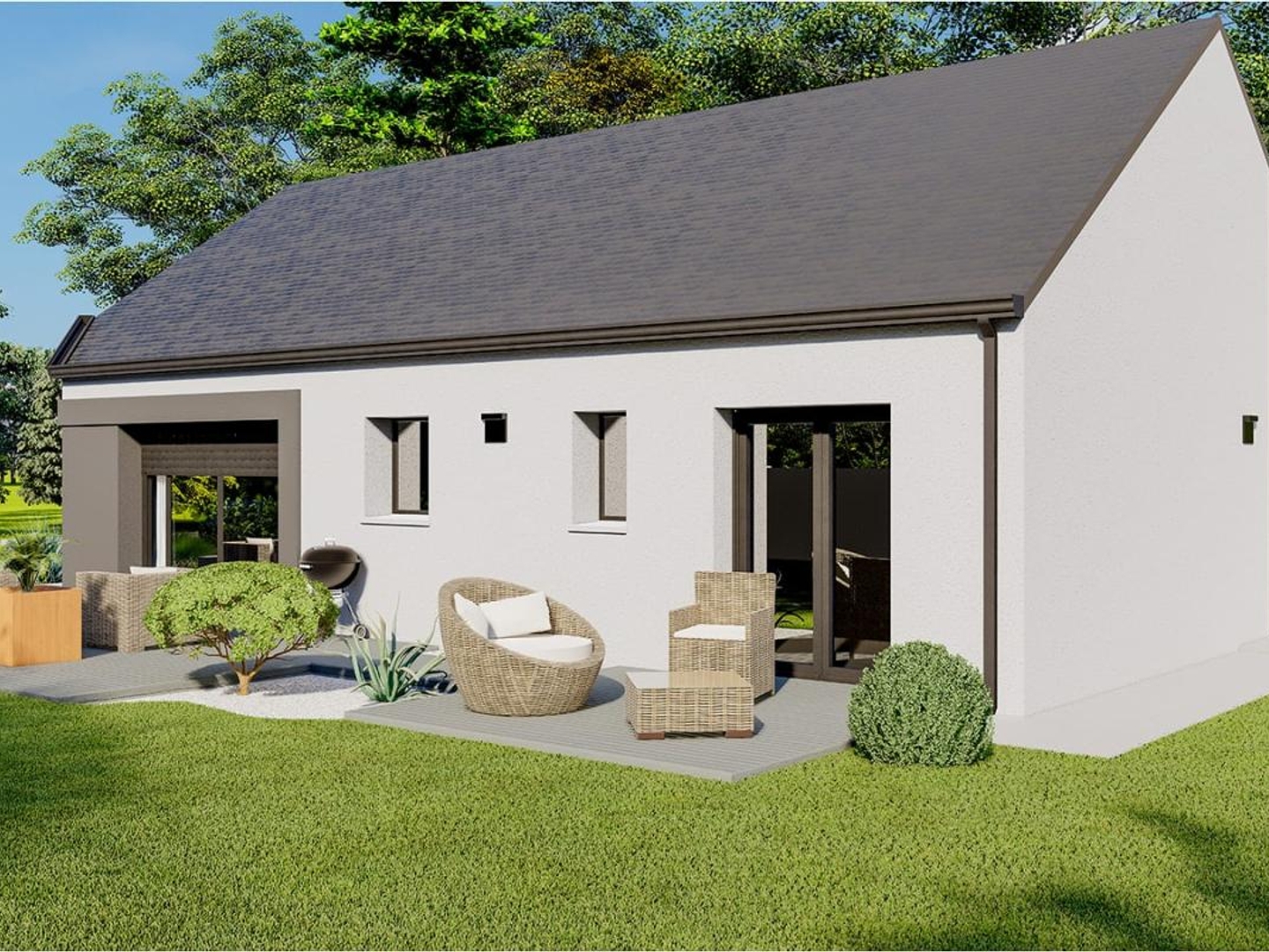 Maison à vendre - 74m2 - Ligné (44850)