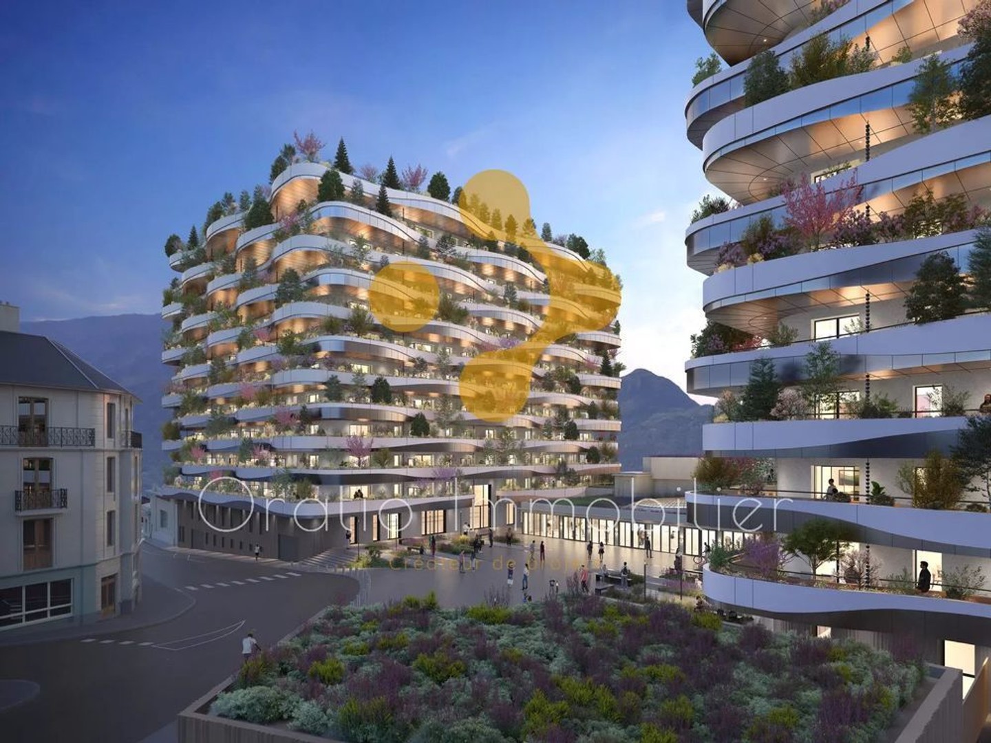 T2 de luxe avec terrasse végétalisée