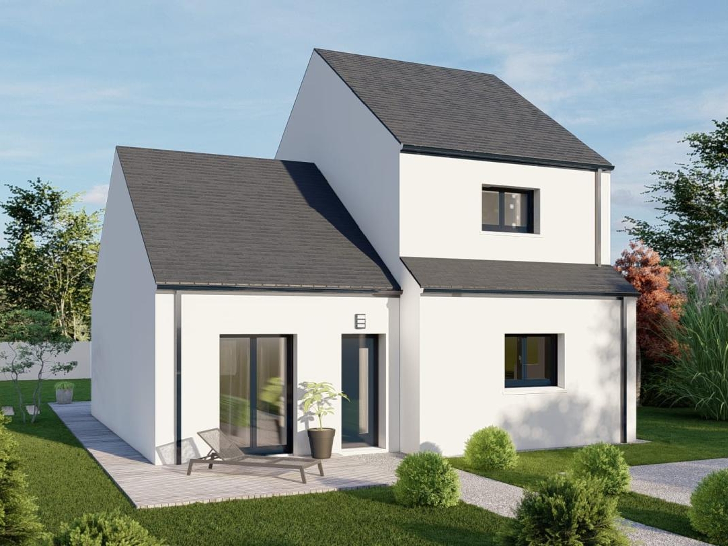 Terrain + maison 102 m²