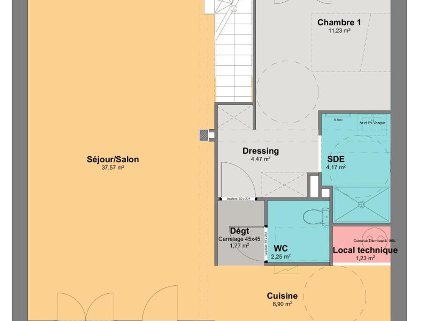 Maison à vendre - 102m2 - Vigneux-De-Bretagne (44360)