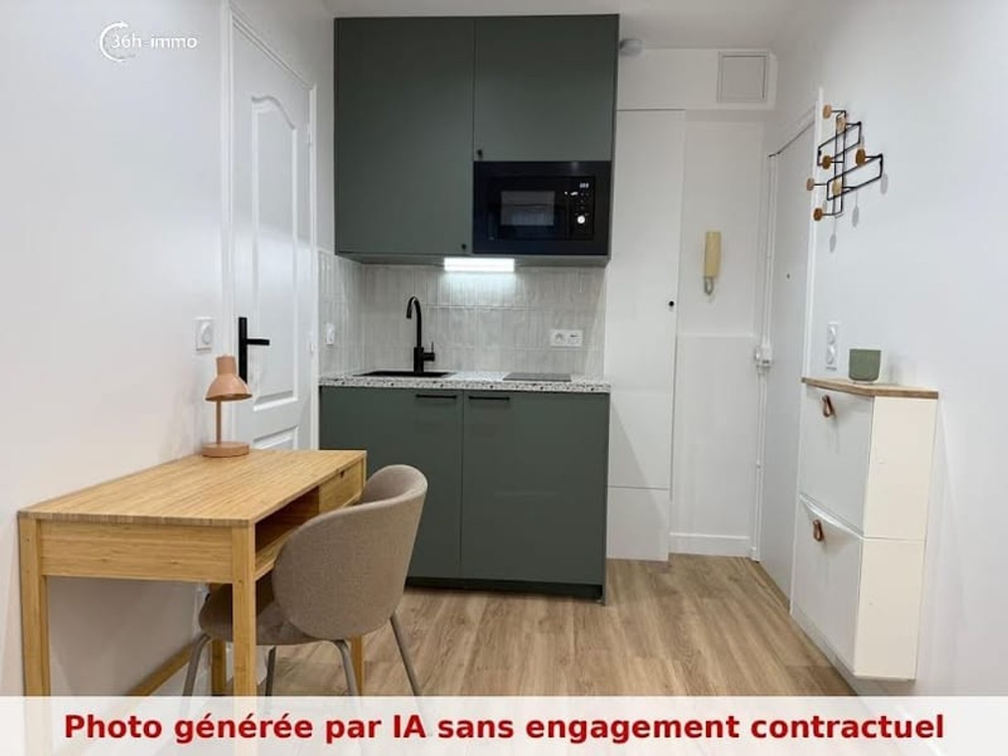Studio 1 pièce 15 m²
