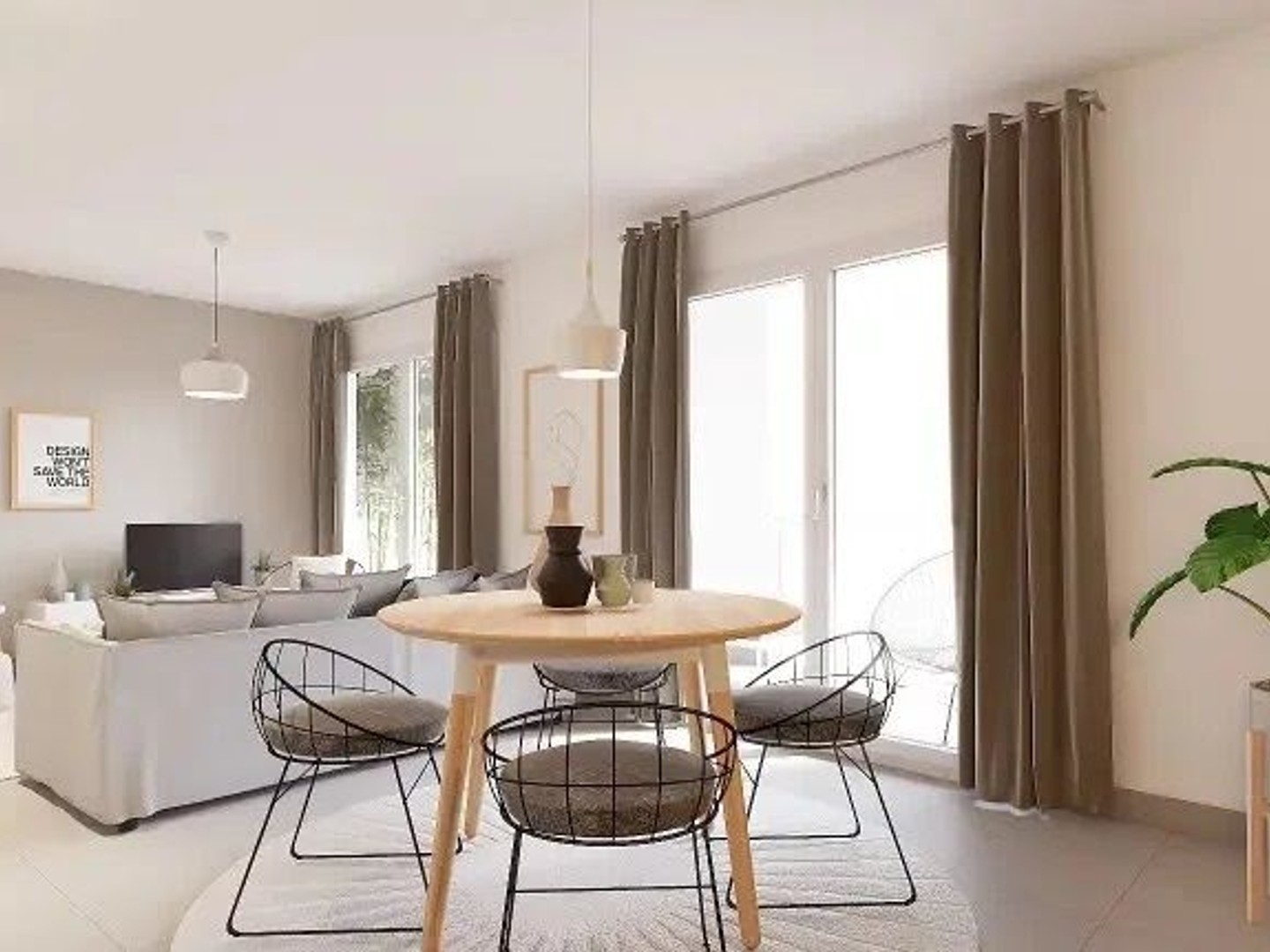 Appartement 3 pièces 66 m²