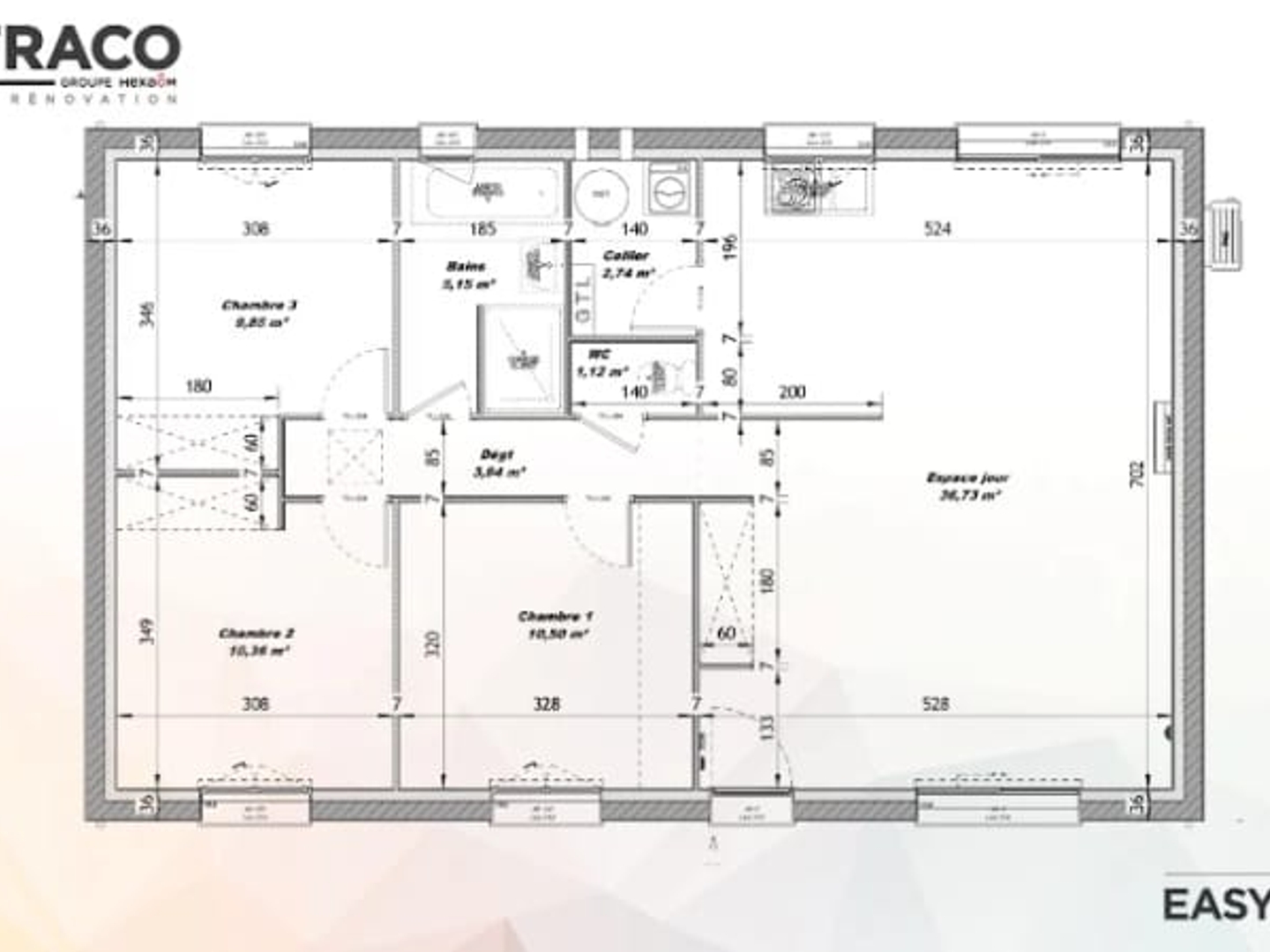 Maison à vendre - 4 pièces - 80m2 - Le Breuil-En-Auge (14130)