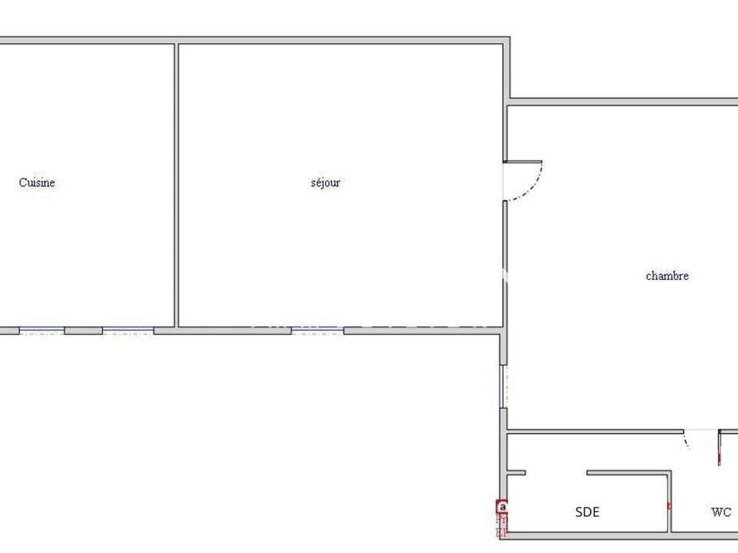 Appartement à vendre - 2 pièces - 44m2 - Granville (50400)
