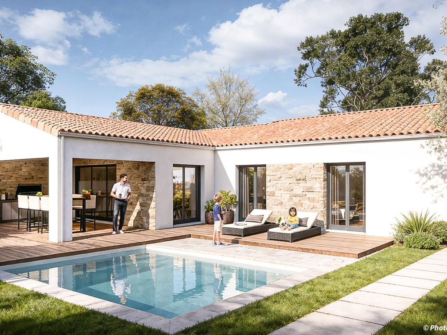 Terrain + maison 111 m²
