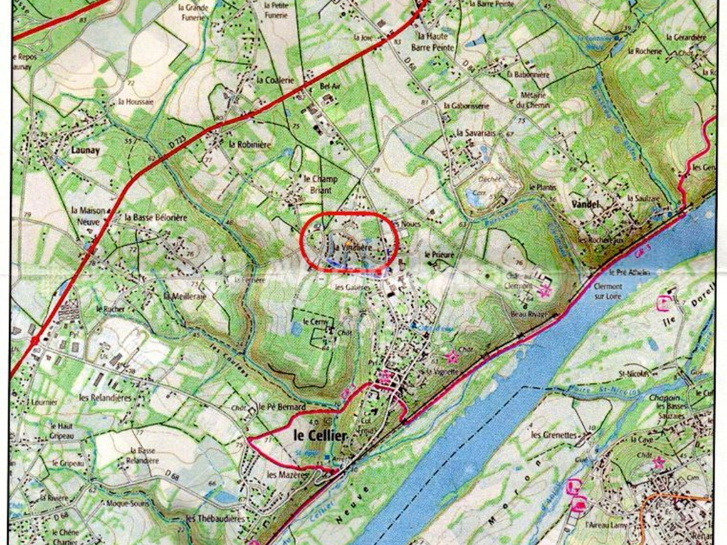 Terrain à vendre - 600m2 - Le Cellier (44850)