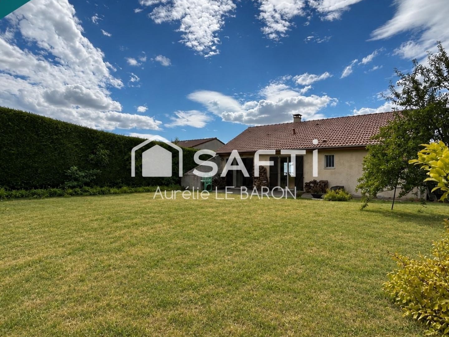 Pavillon individuel 96m² - 3 chambres - sous-sol complet