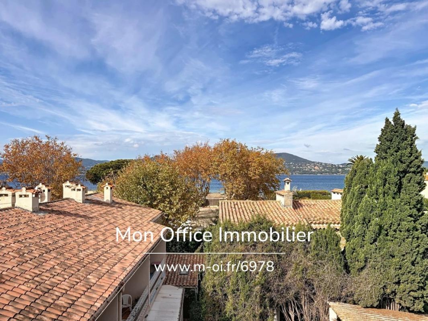 Référence : 6978-LES - STUDIO VUE MER PROCHE PLAGE DERNIER ÉTAGE À SAINT TROPEZ