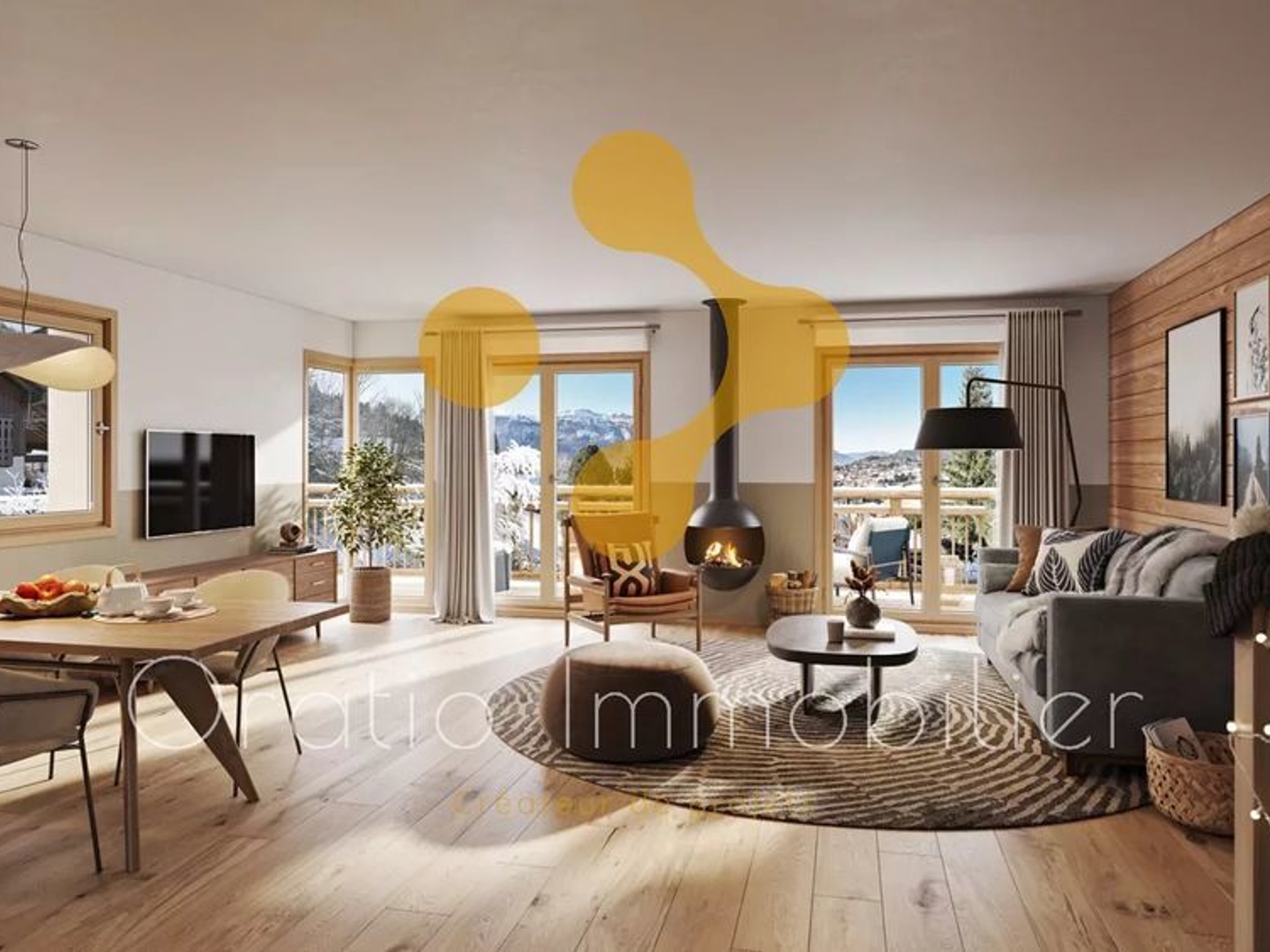 Appartement à vendre - 3 pièces - 71m2 - Arâches-La-Frasse (74300)