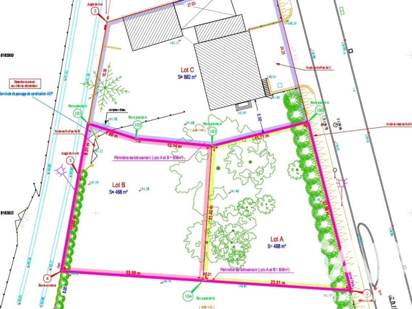 Terrain à vendre - 468m2 - Gressey (78550)