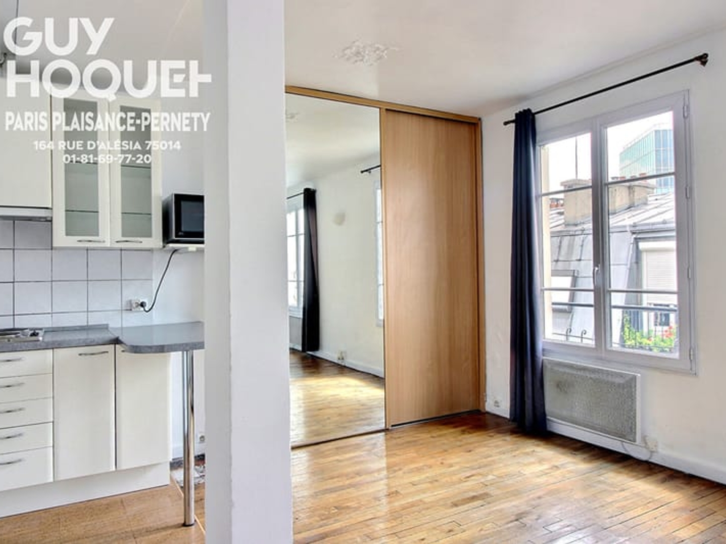 Appartement à vendre - 1 pièce - 27m2 - Paris 14e (75014)