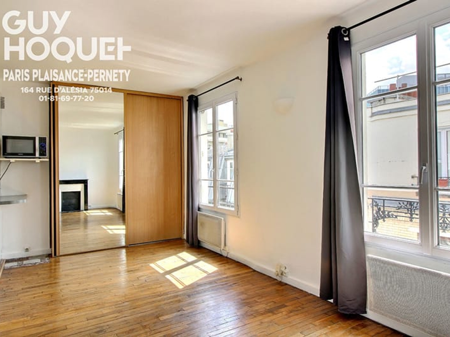 Appartement à vendre - 1 pièce - 27m2 - Paris 14e (75014)