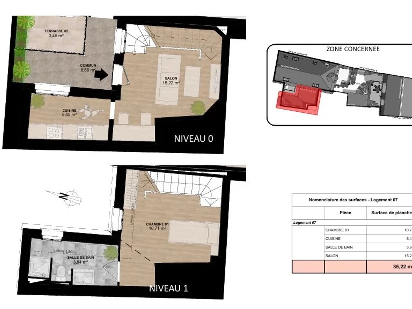 Appartement à vendre - 2 pièces - 35m2 - Tours (37000)