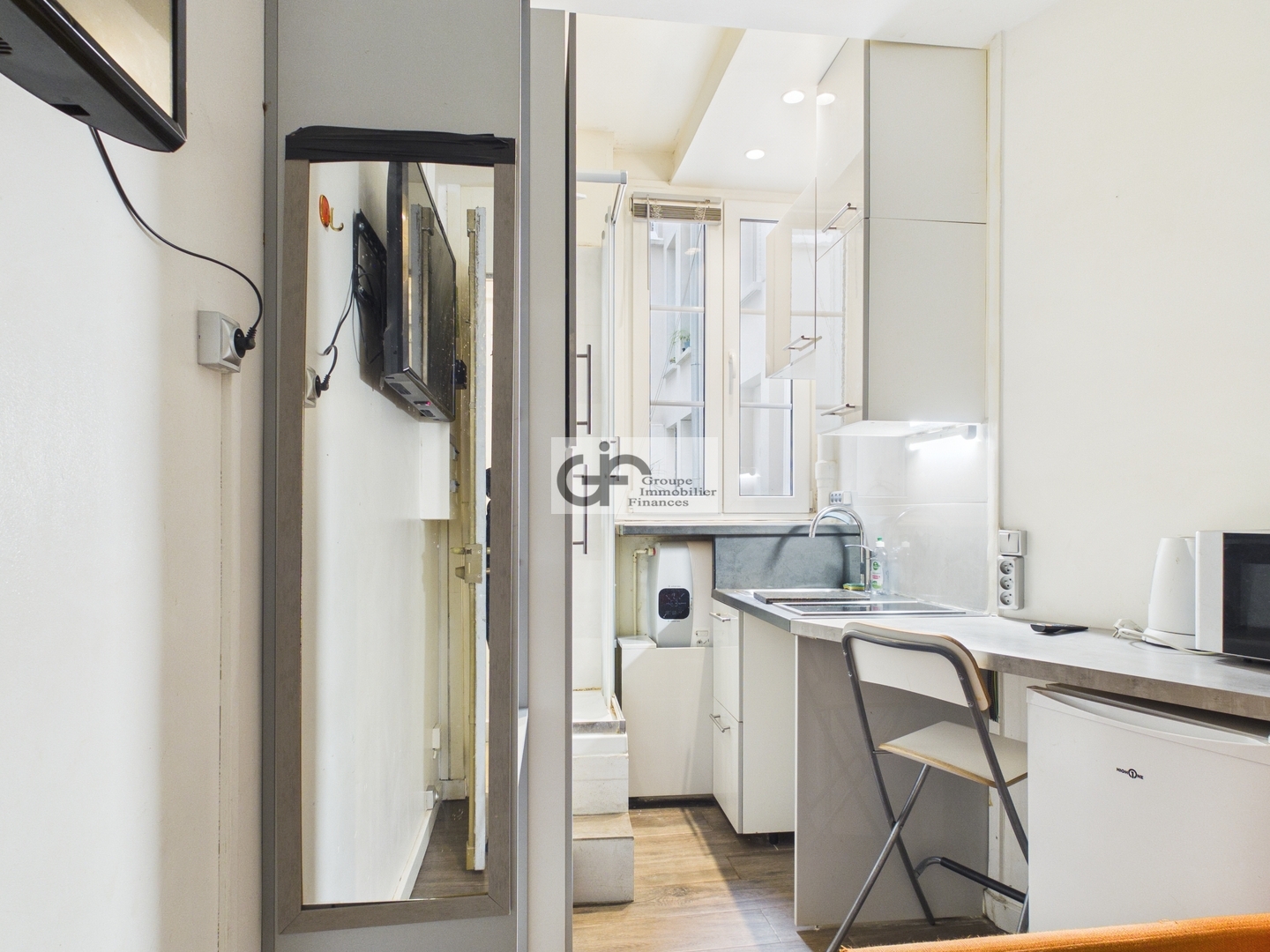Appartement à vendre - 1 pièce - 8m2 - Paris 16e (75016)