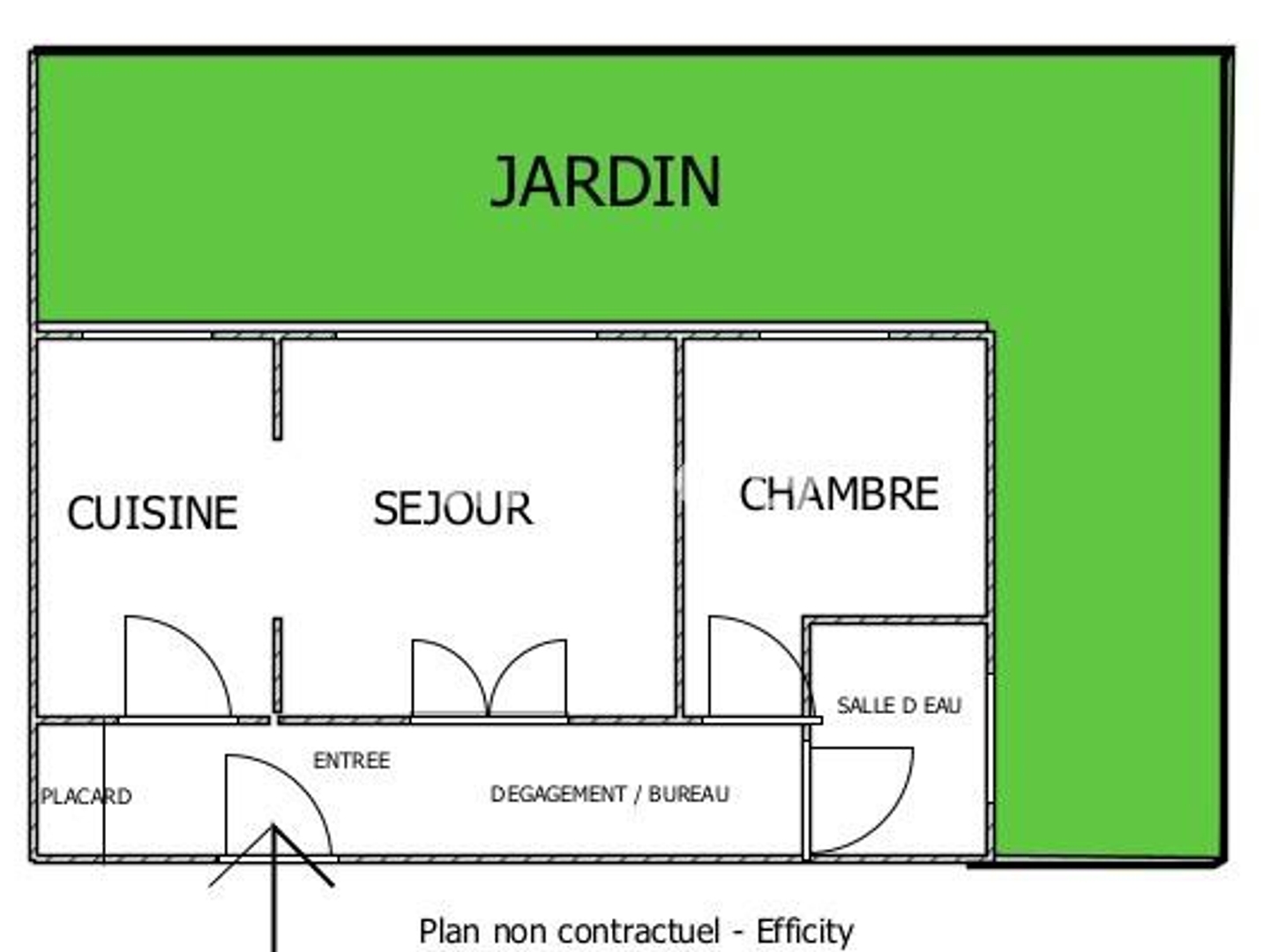 Appartement à vendre - 2 pièces - 53m2 - Asnières-Sur-Seine (92600)