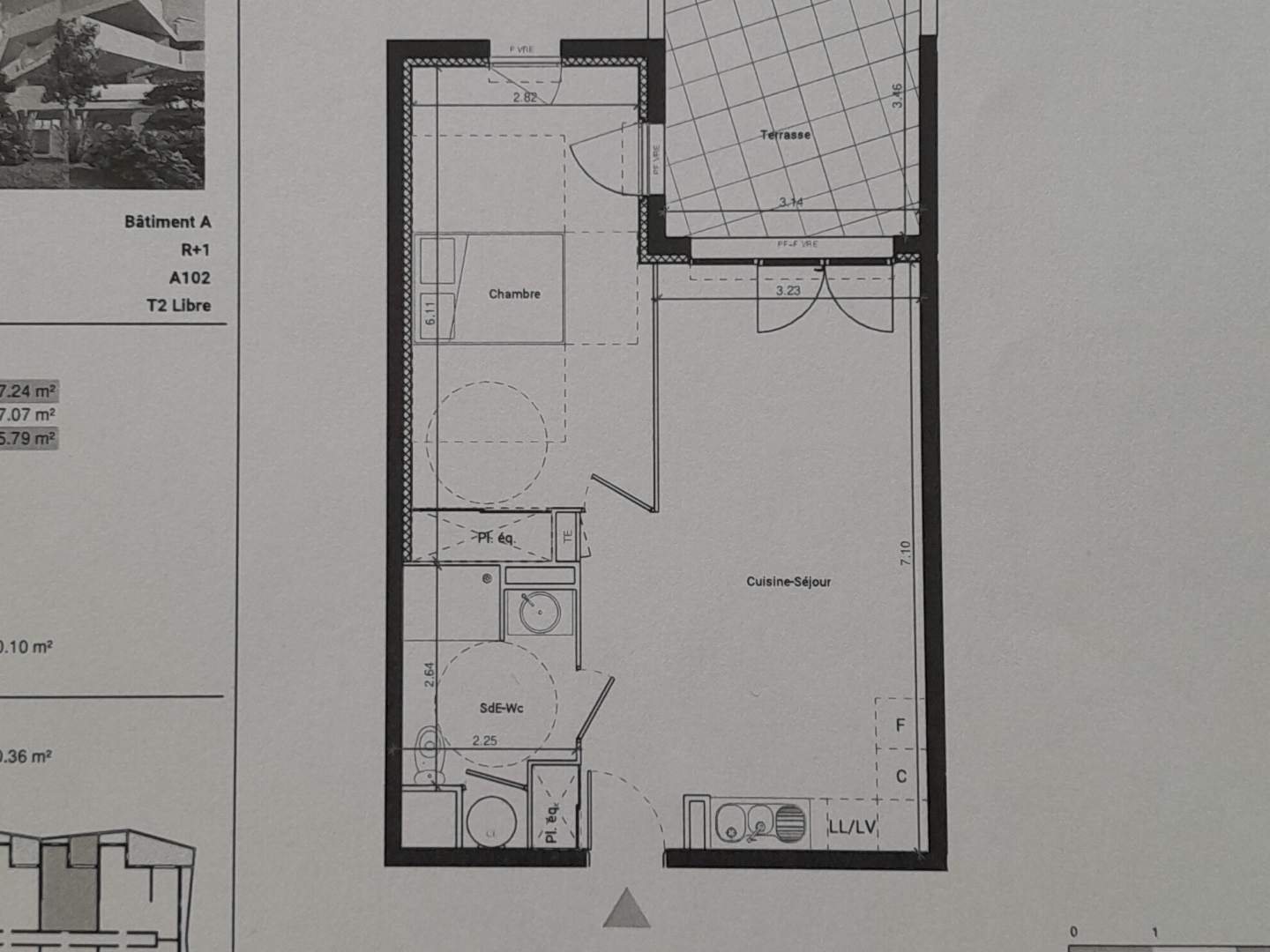 APPARTEMENT NEUF DE TYPE 2 AVEC TERRASSE ET PARKING