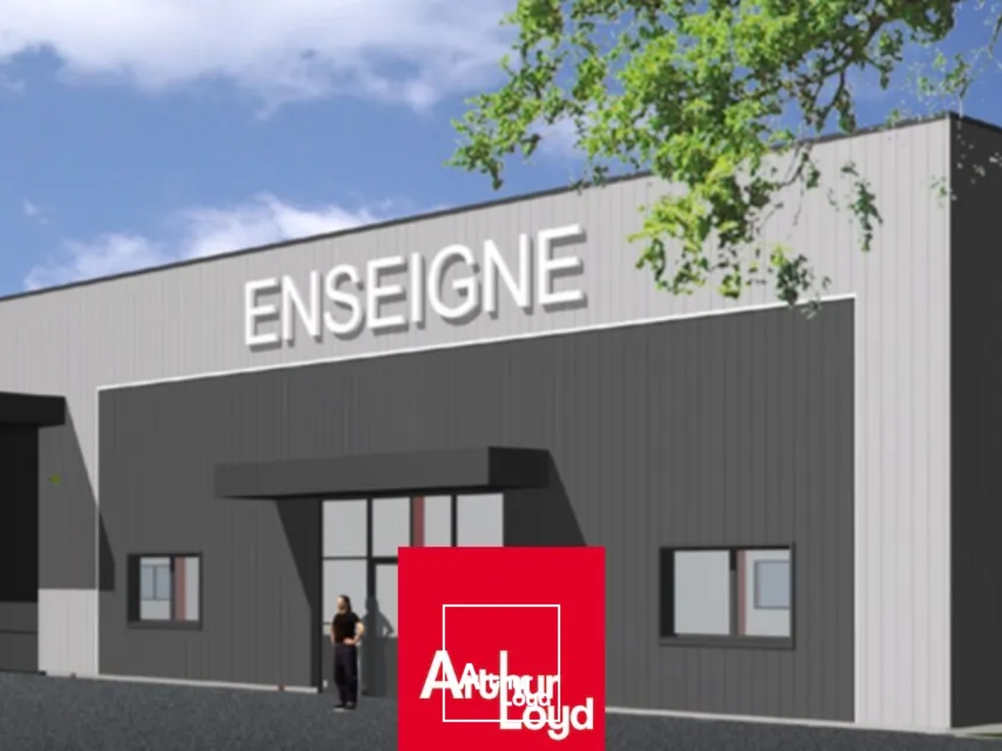 A vendre à Guereins (01090) : Bâtiment industriel à proximité de Belleville-en-Beaujolais