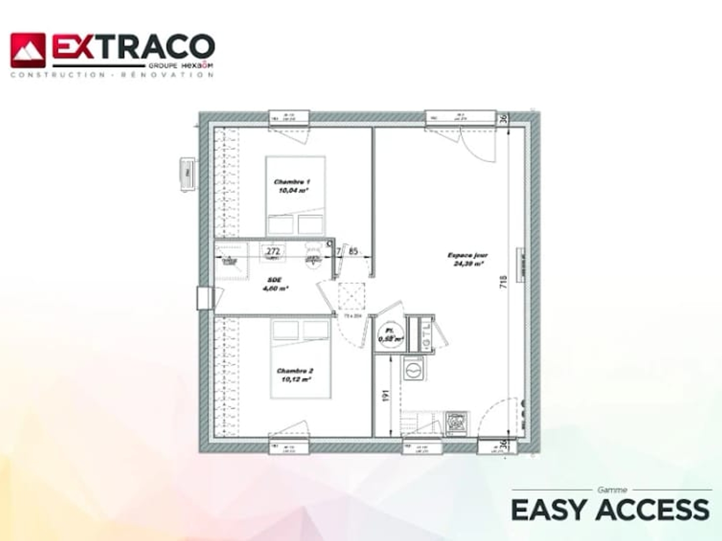 Maison à vendre - 3 pièces - 50m2 - La Londe (76500)