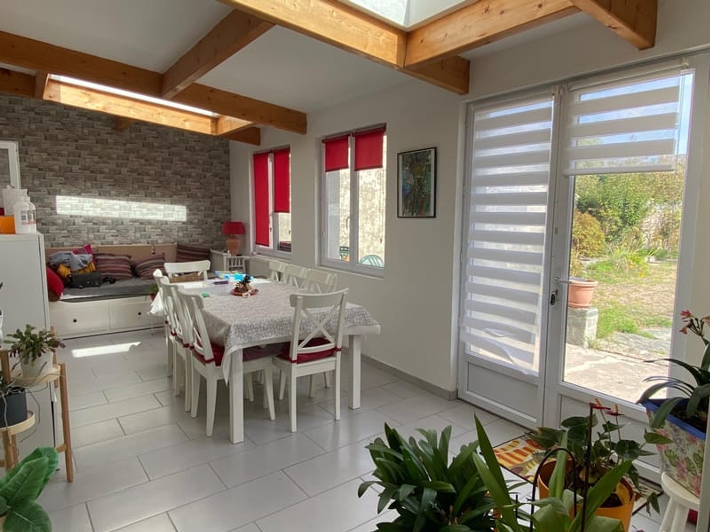 Maison 3 chambres, garage, jardin