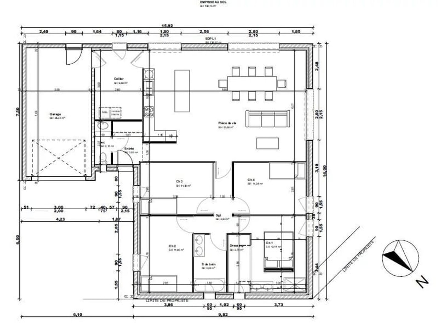 Terrain à vendre - 449m2 - Vineuil (41350)