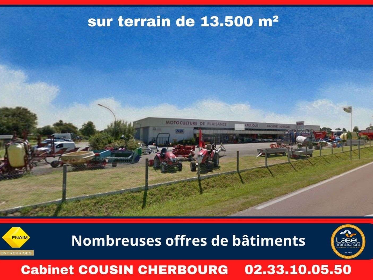 Vente local artisanal 2640m² à Carentan-Les-Marais