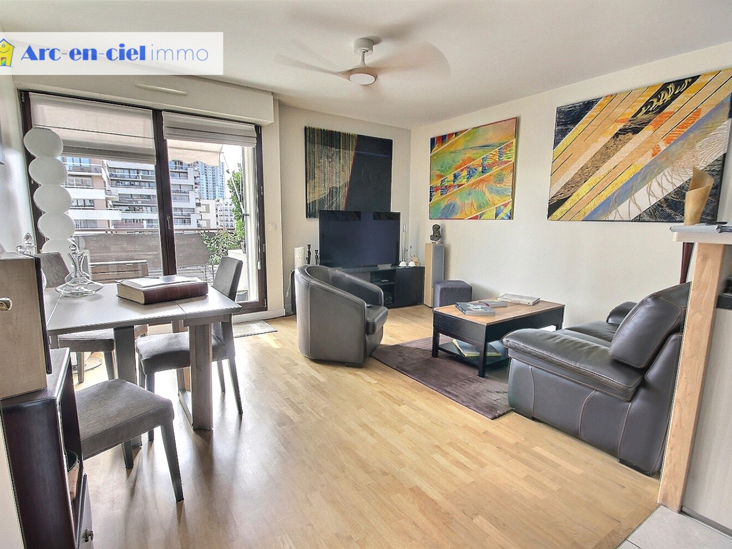 Appartement à vendre - 3 pièces - 60m2 - Paris 19e (75019)
