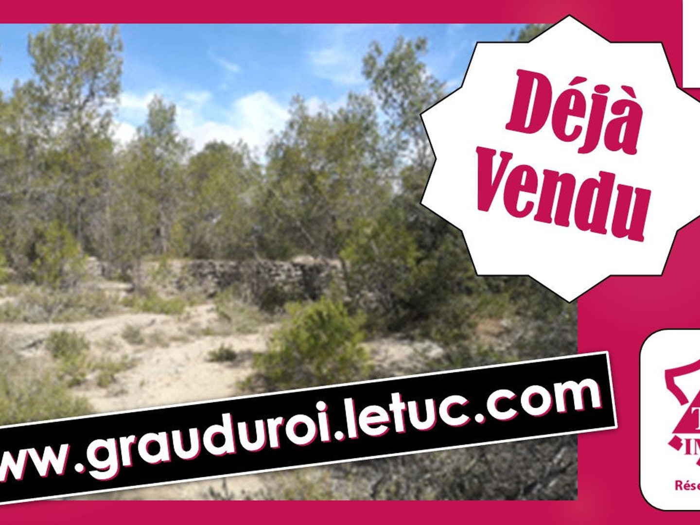 À Vacquières (34), terrain à vendre 3.6 Hectares