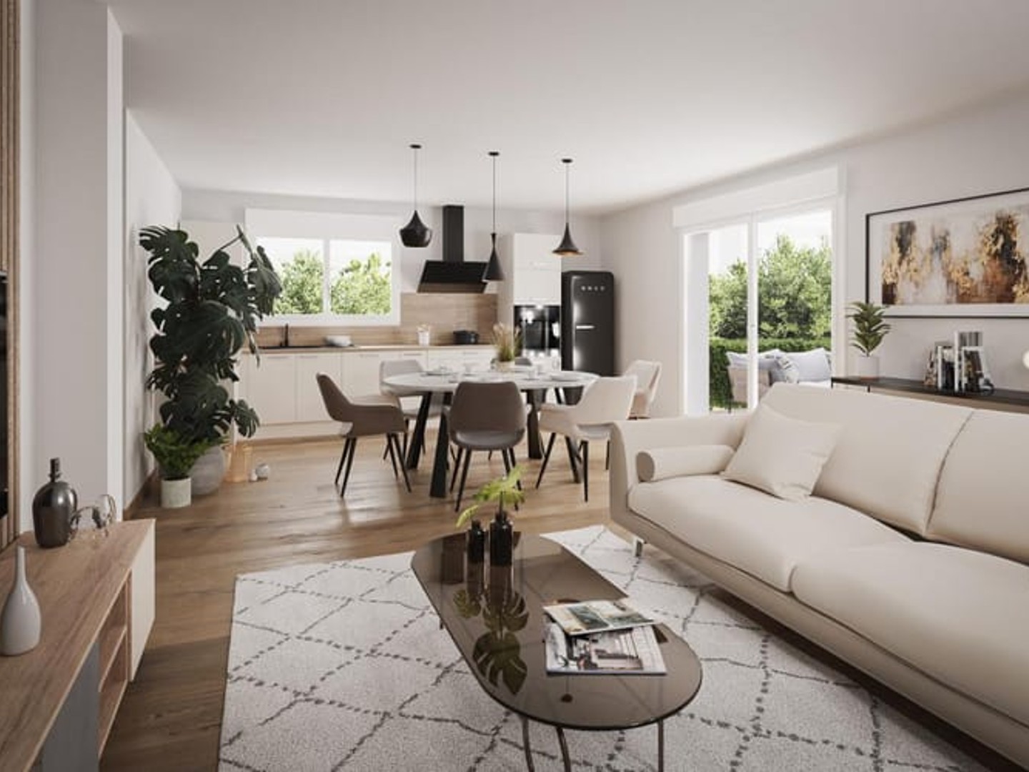 Un logement facile à vivre avec extérieur