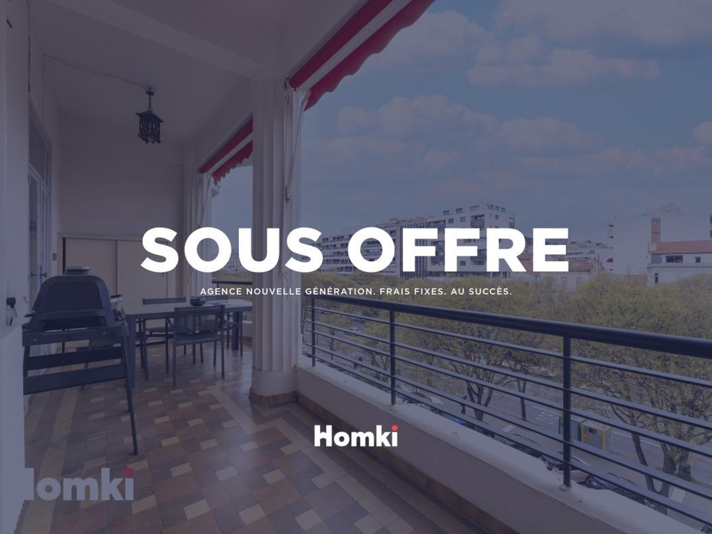 Appartement T3 de 103 m² à Marseille 13008, Avenue du Prado