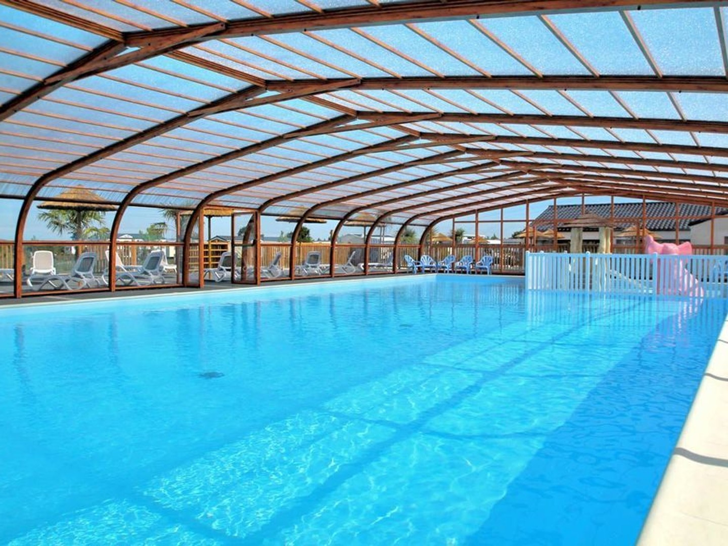 Mobil-home sur camping ouvert à l'année