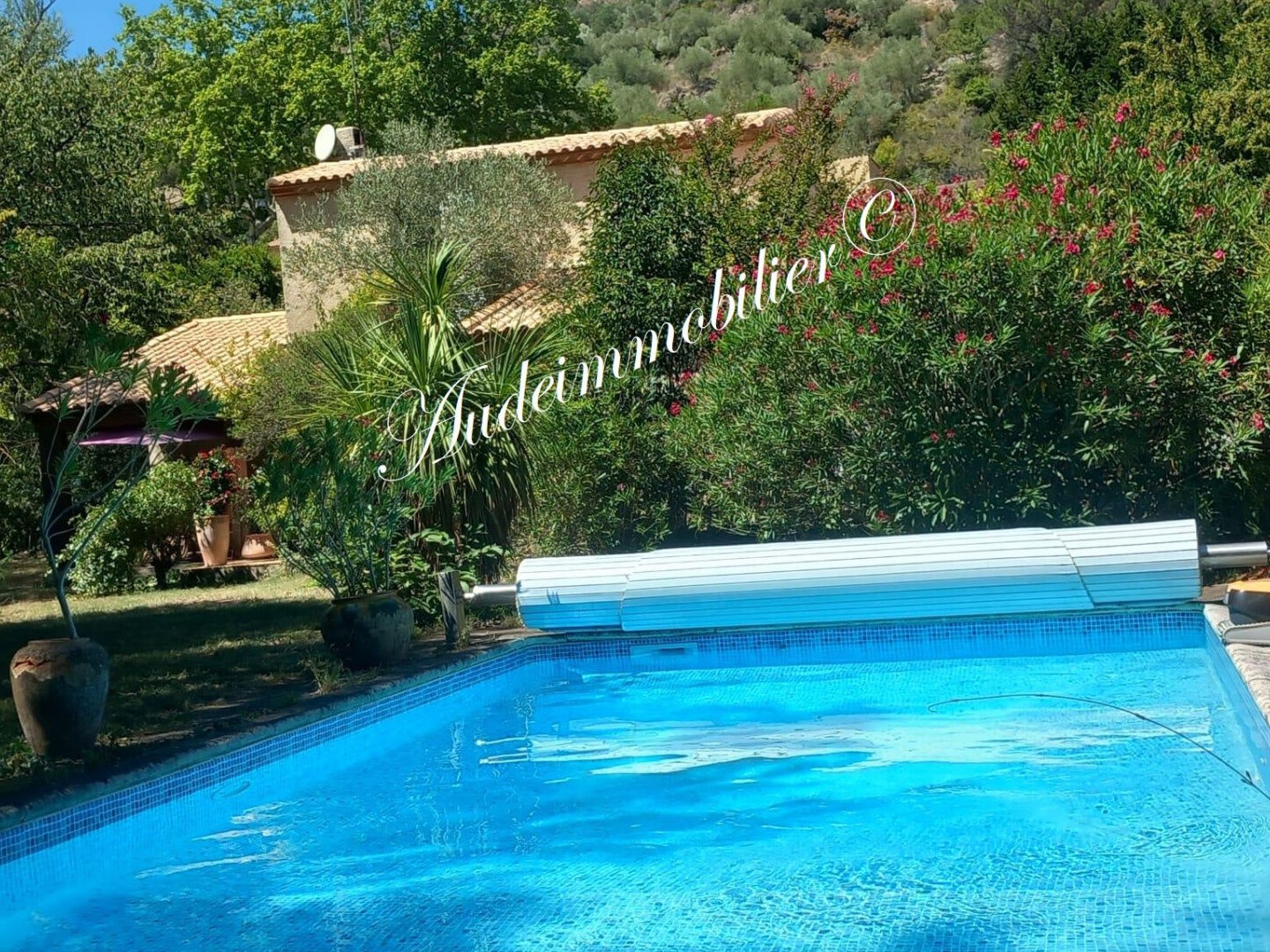 Maison avec piscine et jardin