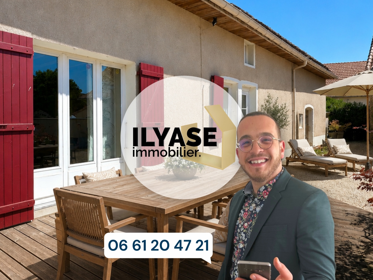Maison 159m² | 434 m² | 3 CH | Piscine hors-sol