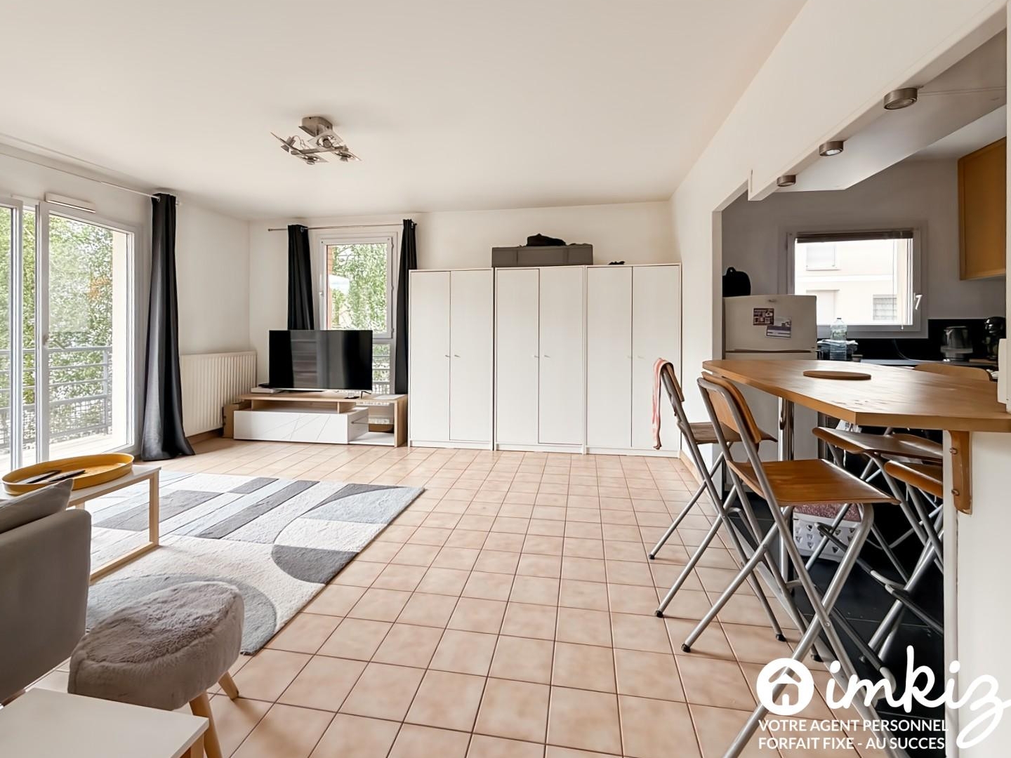 Appartement 3P de 63 m² avec balcon plein sud