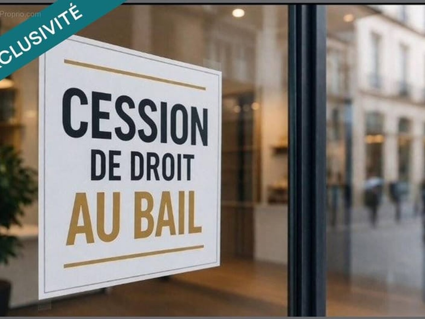Commerce 1 pièce 50 m²