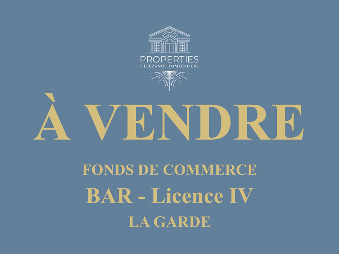 Fonds de commerce - Bar - Licence IV ? La Garde