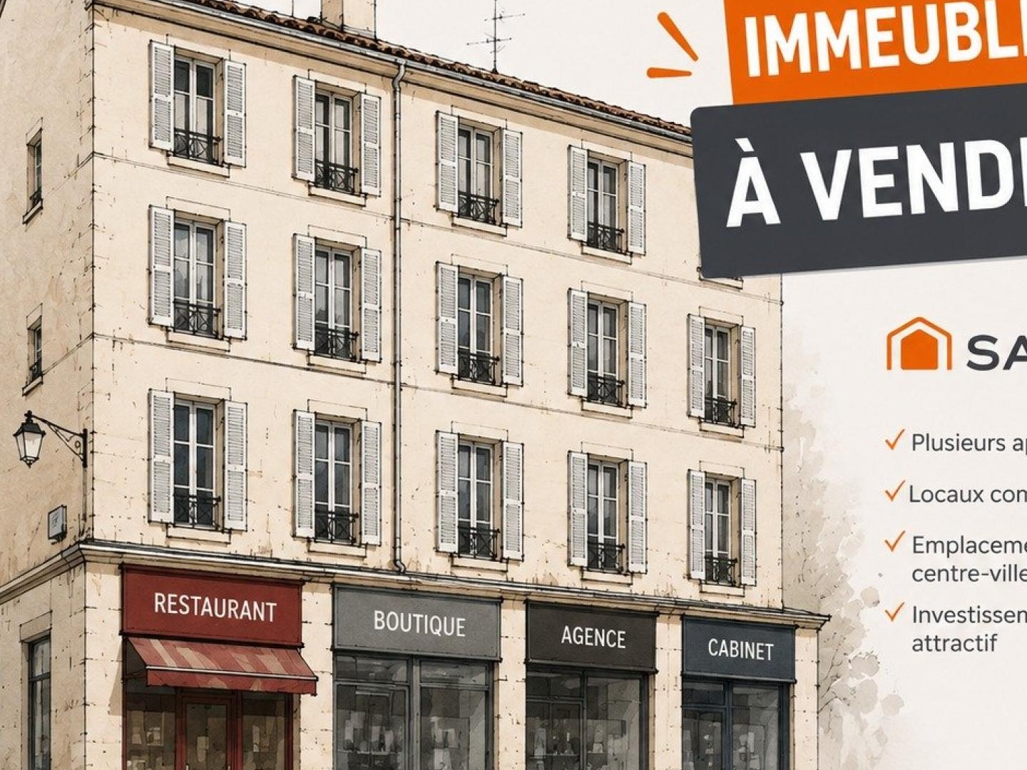 Immeuble rare au coeur historique de Fréjus