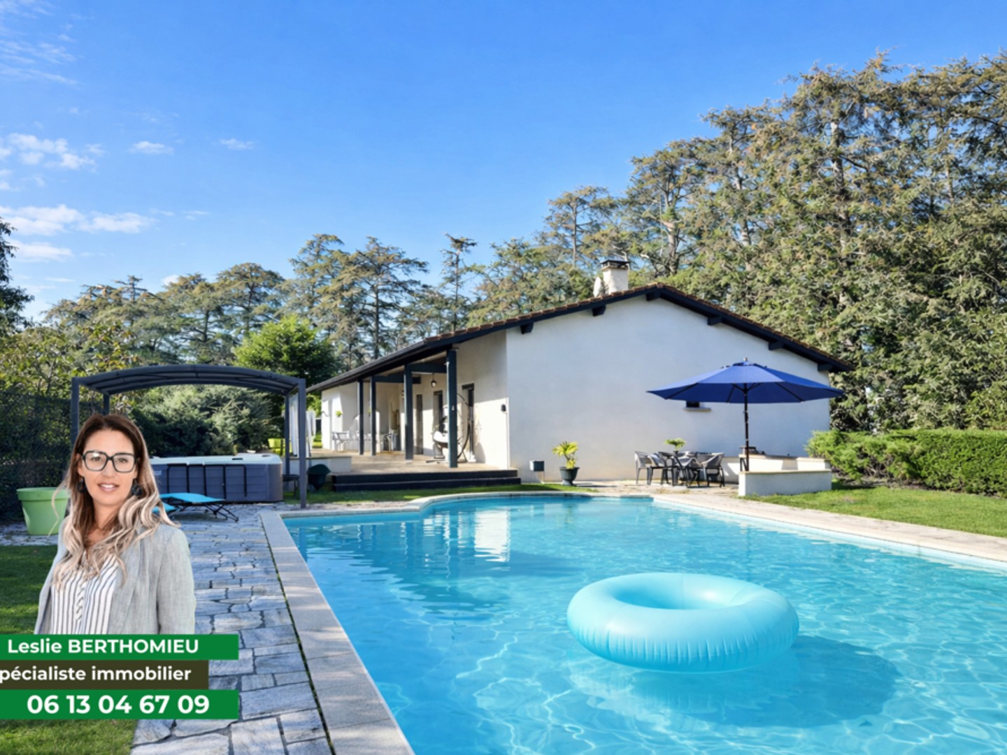 MAISON INDIVIDUELLE 4 CHAMBRES, PISCINE ET JACUZZI ST BONNET LES OULES