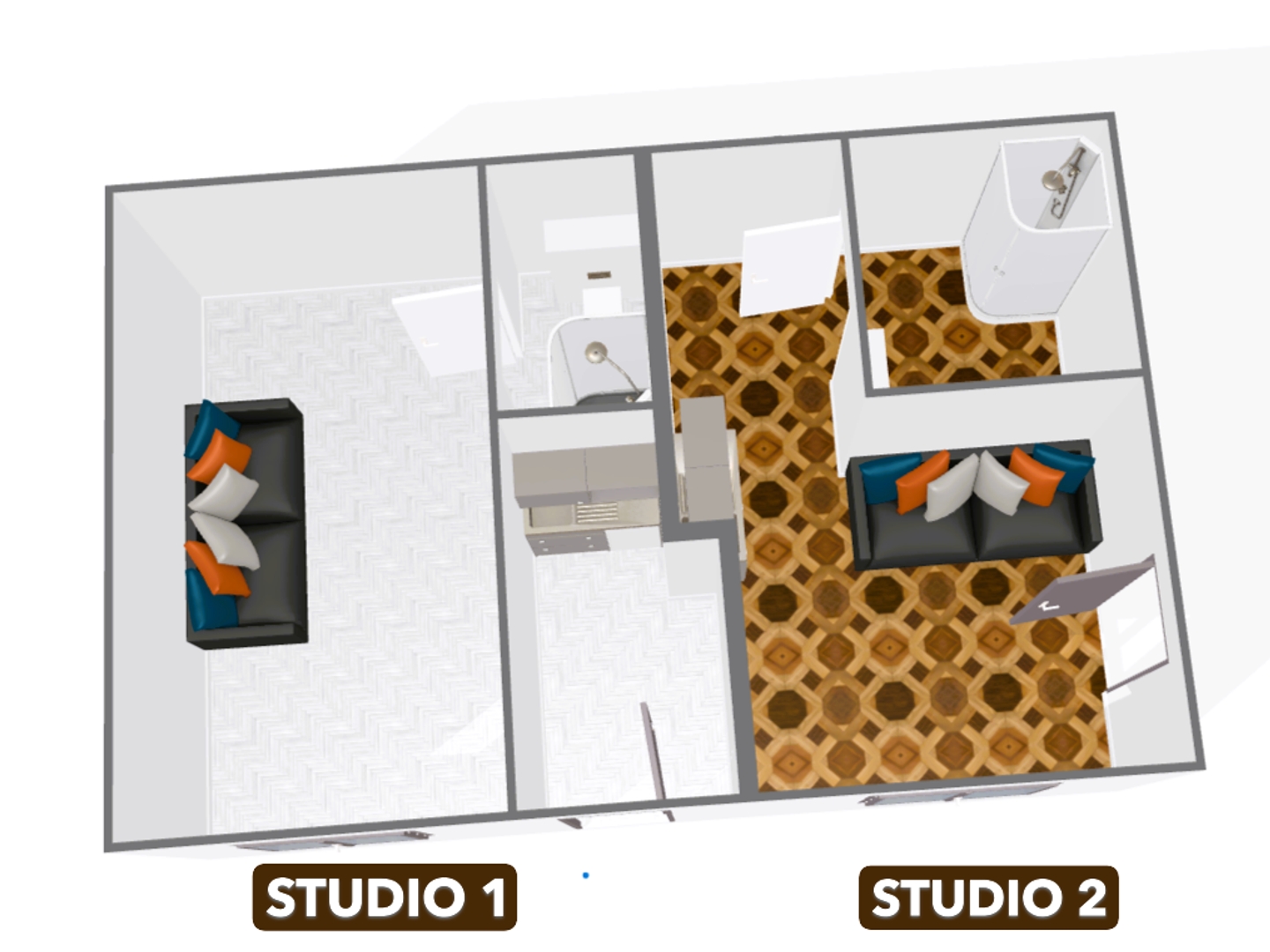 Immeuble 2 pièces