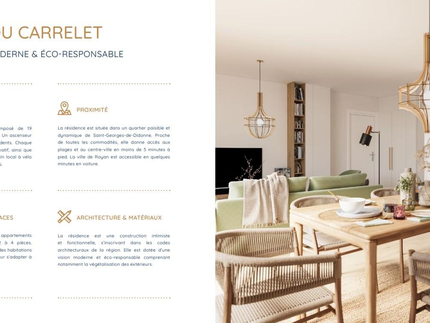 Appartement à vendre - 4 pièces - 91m2 - Saint-Georges-De-... (17110)