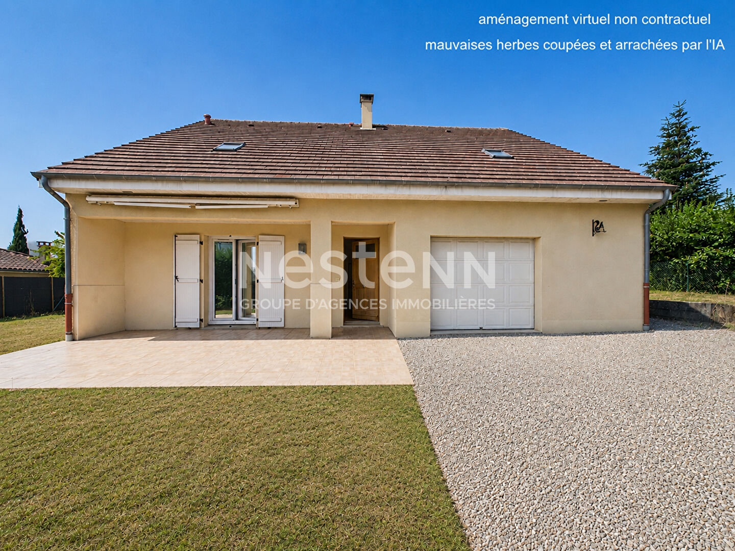 A Naucelles, dans quartier résidentiel calme, à Vendre Maison de type 5, d'une surface de 154 m², avec jardin et garage.
